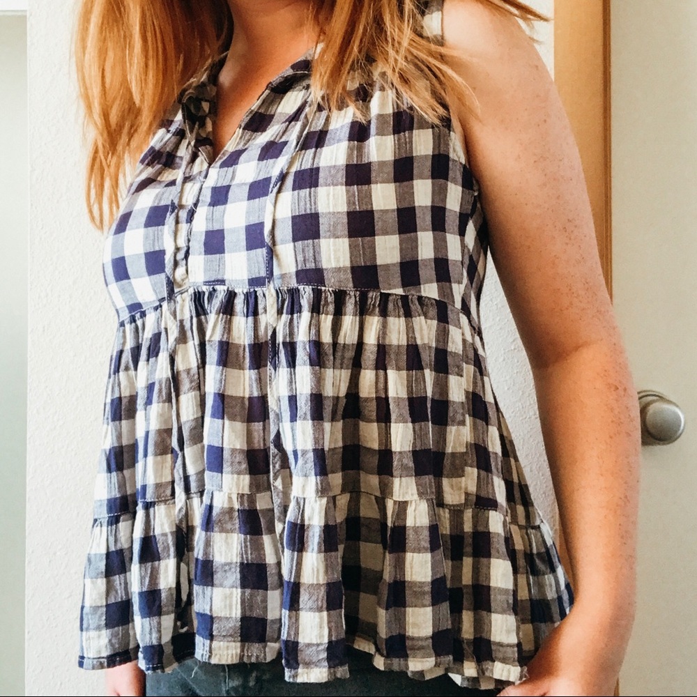 Checkered Blouse size XS